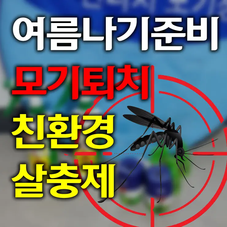 모기퇴치 3가지 필수 추천 아이템, 내돈내산 모기약 살충제 원터치 모기장 추천