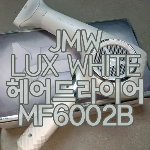 JMW Lux White 접이식 헤어드라이기 MF6002B 1700W BLDC 모터 내돈내산