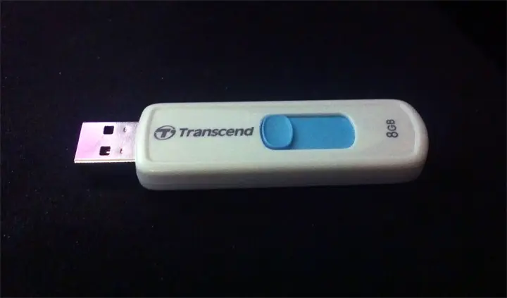 Transcend JetFlash 8GB White USB 메모리 구입, 속도 측정