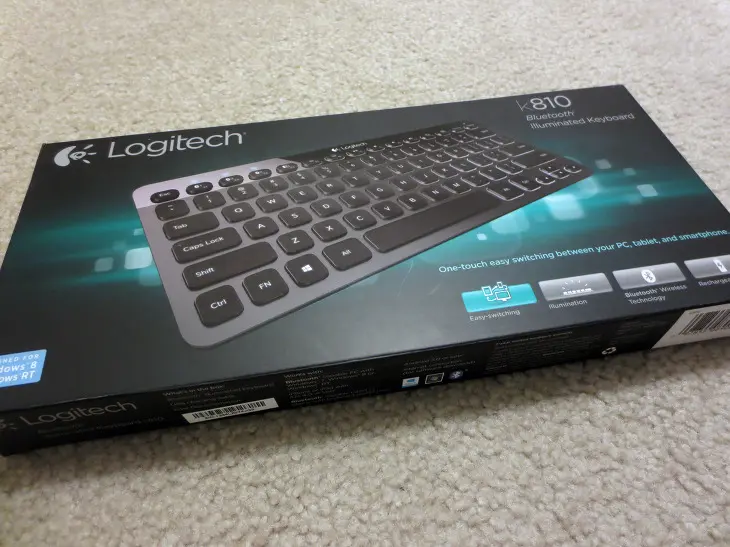 로지텍 블루투스 키보드 Logitech K810 수령 및 개봉기