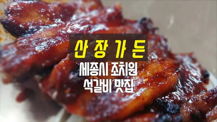 산장가든 세종시 조치원 석갈비 맛집 내돈내먹