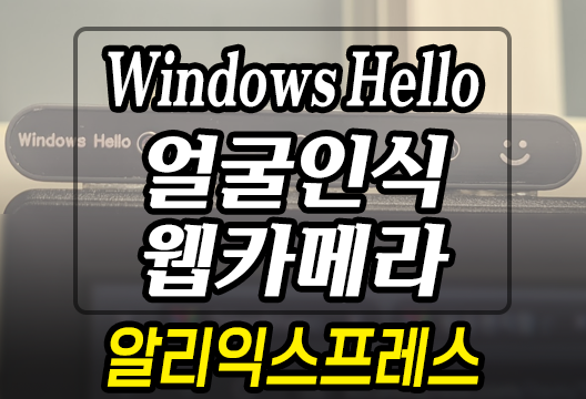 알리익스프레스 Windows Hello 카메라 내돈내산 후기 및 드라이버