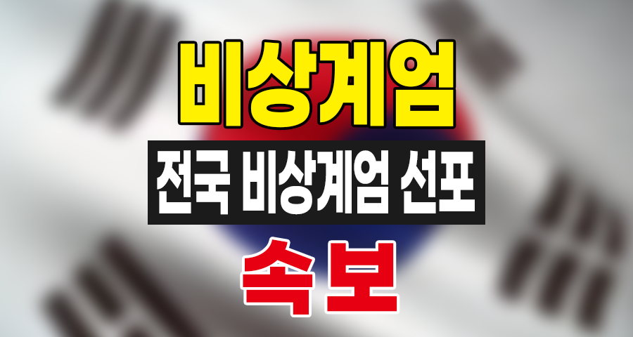 [속보] 윤석열 대통령, 전국 비상계엄 선포