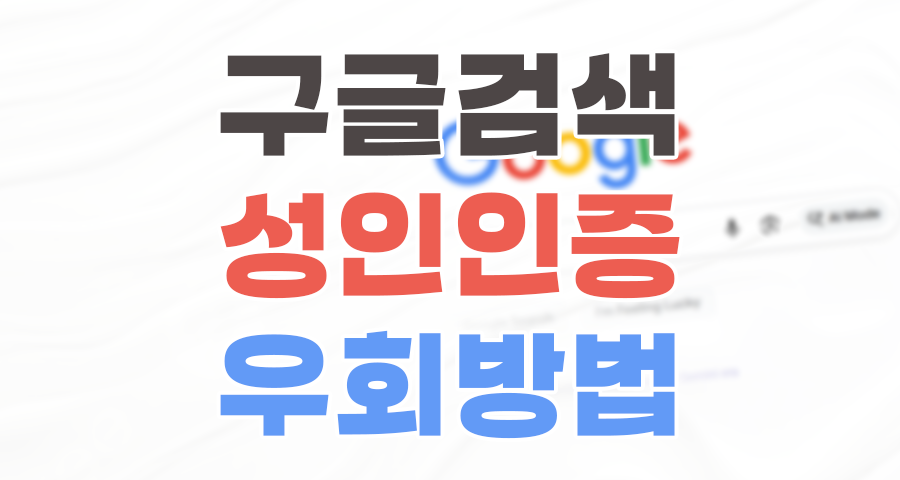 구글 성인인증 우회방법 – 미국 구글 직접 접속