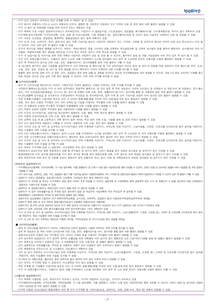 2021년 사전청약 4차지구 신혼희망타운(공공분양) 입주자모집공고