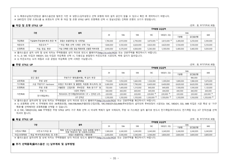 휘경 자이 디센시아 입주자 모집공고 분양일정 평면도 배치도