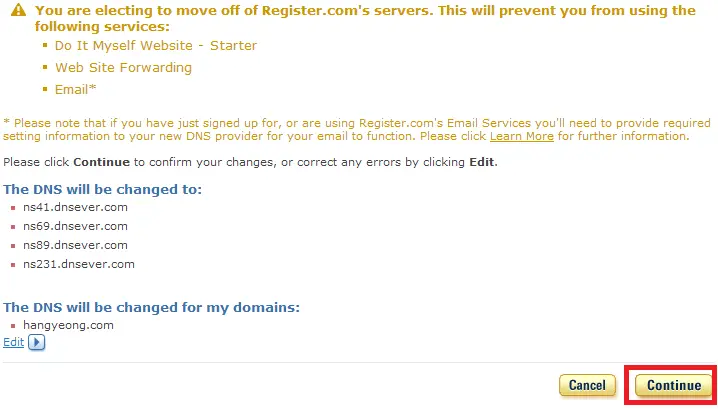 해외등록 도메인 티스토리에서 연동하기!!